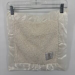 Little Giraffe Chenille Cream Mini Blanky Security Blanket Ivory Plush Lovey 15"